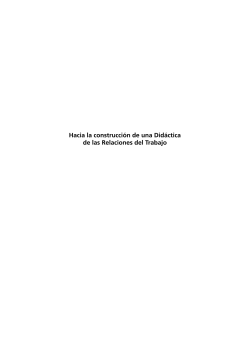 Hacia la construcci&oacute;n de una Did&aacute;ctica de las