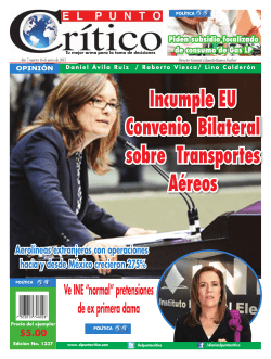 Incumple EU Convenio Bilateral sobre Transportes