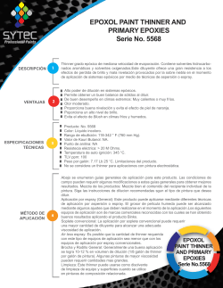 EPOXOL PAINT THINNER AND PRIMARY EPOXIES Serie