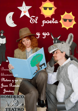 El poeta y yo - APA Colegio El Valle Sanchinarro