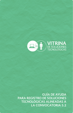 guia_convocatoria5-2 - Vitrina de Soluciones Tecnol&oacute;gicas