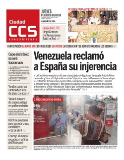 Venezuela reclamó a España su injerencia