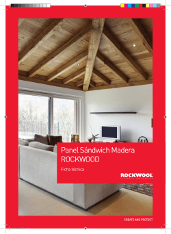 Rockwood, panel sándwich madera
