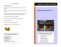 EQUIPOS DE ACCESO PARA PARKING