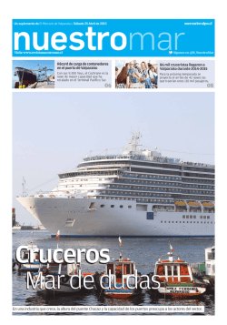 edici&oacute;n papel - Nuestro Mar >> El Mercurio de Valpara&iacute;so