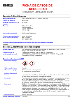 FICHA DE DATOS DE SEGURIDAD