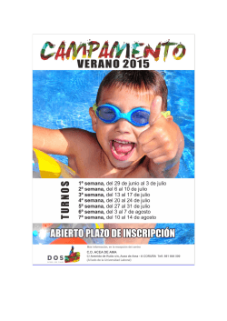 Informaci&oacute;n campamentos de verano Acea de Ama