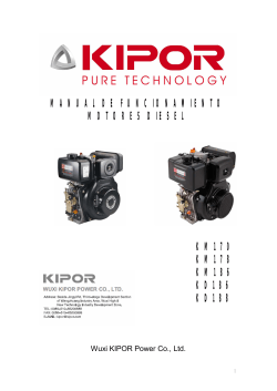 manual de funcionamiento motores diesel km170