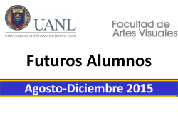 Diapositiva 1 - Facultad de Artes Visuales | UANL