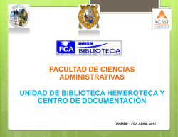 Gu&iacute;a de Servicios - Facultad de Ciencias Administrativas