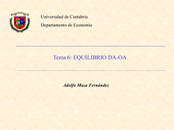 Tema 6: Modelo DA-SA - Universidad de Cantabria