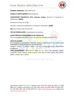 FICHA T&Eacute;CNICA CERFUTRIN 70 PH
