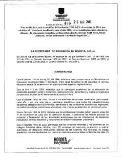 Resoluci&oacute;n No. 486 de 2015