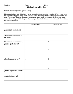 Guía de estudiar 8A