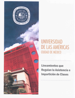 DE LAS AMERICAS - Universidad de las Américas, AC