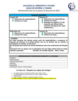 guias de espa&ntilde;ol 4&deg; grado