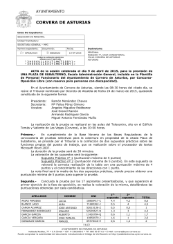 Acta de fecha 09-04-2015 - Ayuntamiento de Corvera