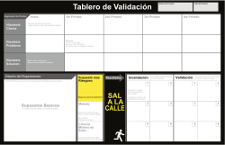 Tablero de Validación