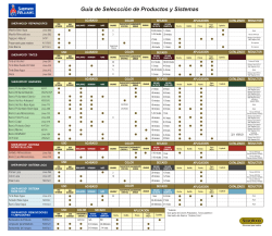 gu&iacute;as de selecci&oacute;n