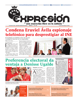 Edicion Impresa 995 - Punto de Expresi&oacute;n