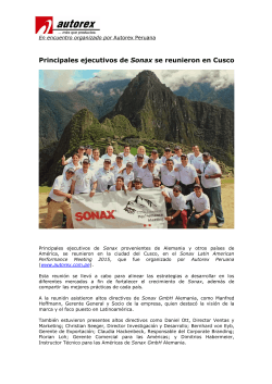 Nota de Prensa - Cámara de Comercio e Industria Peruano