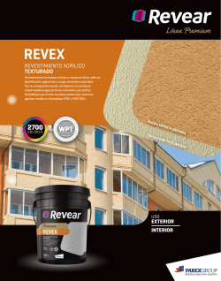 Ficha Técnica - Revex