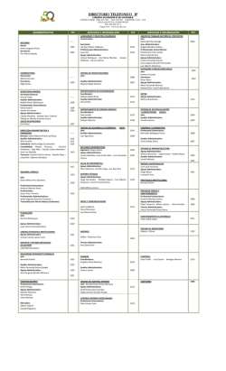 UNIDADES TECNOL&Oacute;GICAS DE SANTANDER DIRECTORIO