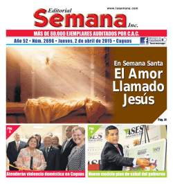Edición 2696 del 2 al 8 de abril de 2015