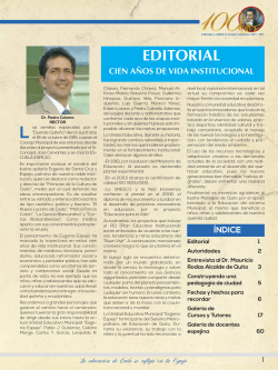 revista el duende centenario - Red Educativa Metropolitana de Quito