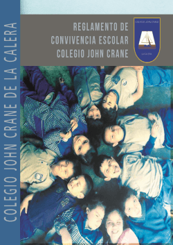 r. convivencia 2015 - Colegio John Crane La Calera