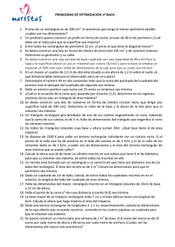 problemas de optimizaci&oacute;n 1&ordm; bach