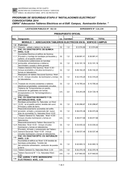 10-presupuesto oficial - Universidad Nacional de Río Cuarto