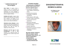 Oxígeno domiciliario