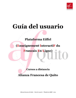 Gu&iacute;a del usuario