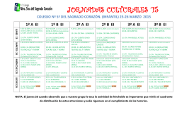 JORNADAS CULTURALES &acute;15