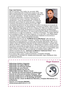 Hugo Guasco - Asociación Argentina de Reflexológos
