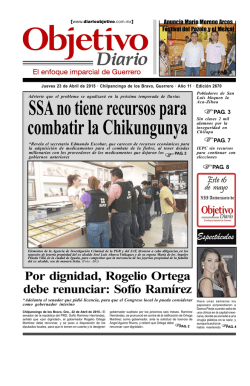 Jueves 23 de Abril de 2015