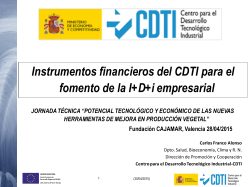Oportunidades de financiación del CDTI para empresas