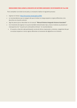 Para completar con &eacute;xito la encuesta, es necesario realizar el