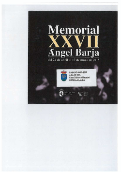 XXVII Memorial Ángel Barja. Coro Capella Lauda