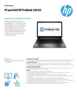 PC portátil HP ProBook 450 G2