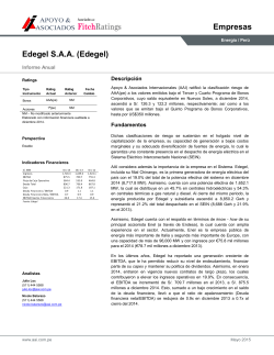 Edegel - apoyo & asociados internacionales sac