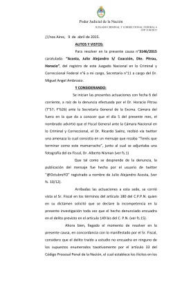 INCOMPETENCIA SAENZ