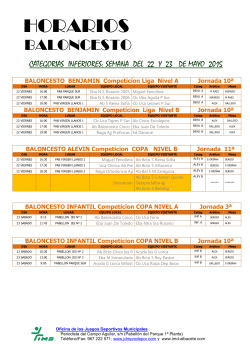 BIEN Horarios BALONCESTO 14 15 1