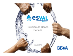 Esval - Presentacion Roadshow