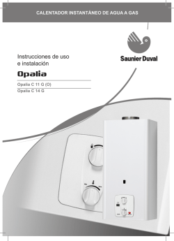 Instrucciones de uso e instalaci&oacute;n