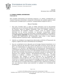 Exp.021 Dictamen Núm. II/2015/283 H. CONSEJO GENERAL
