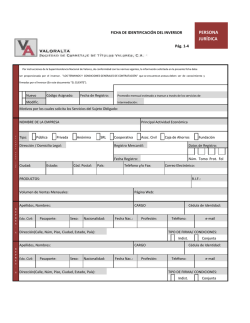 FICHA DE IDENTIFICACI&Oacute;N DEL INVERSOR _ PERSONA