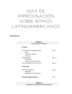 guia de improvisaci&oacute;n sobre ritmos latinoamericanos