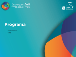 Programa - CAM 2015